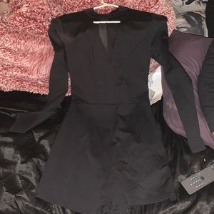 Charlotte russe zip up tomb raider type romper dress